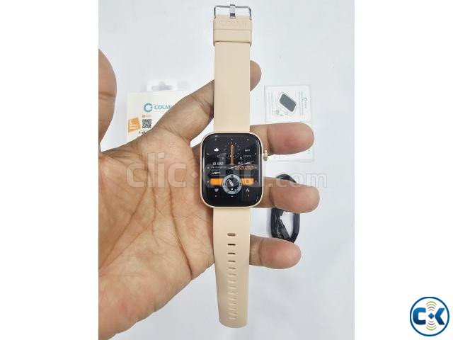 Colmi P71 Blue Calling Smartwatch Gold large image 4