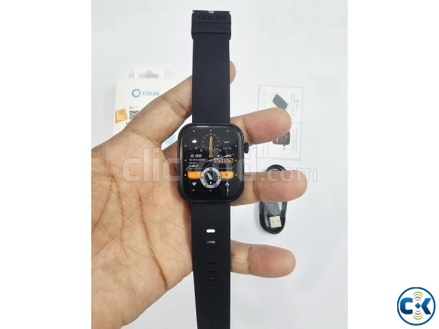 Colmi P71 Bluetooth Call Smartwatch Black large image 3