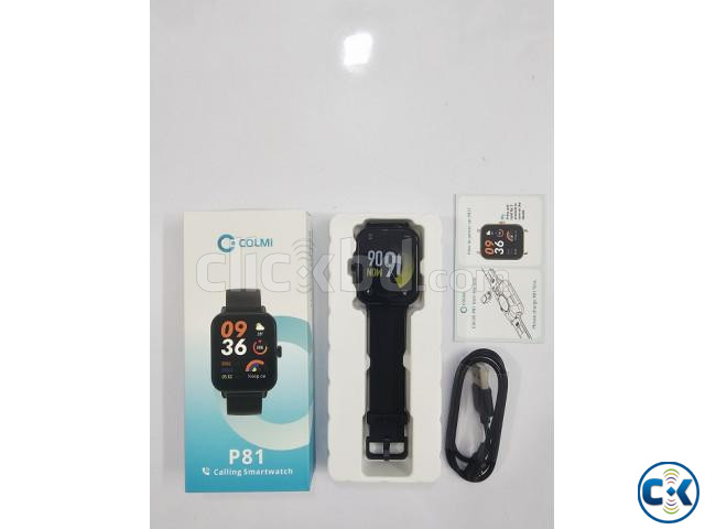 Colmi P81 Calling Smart Watch Black large image 1