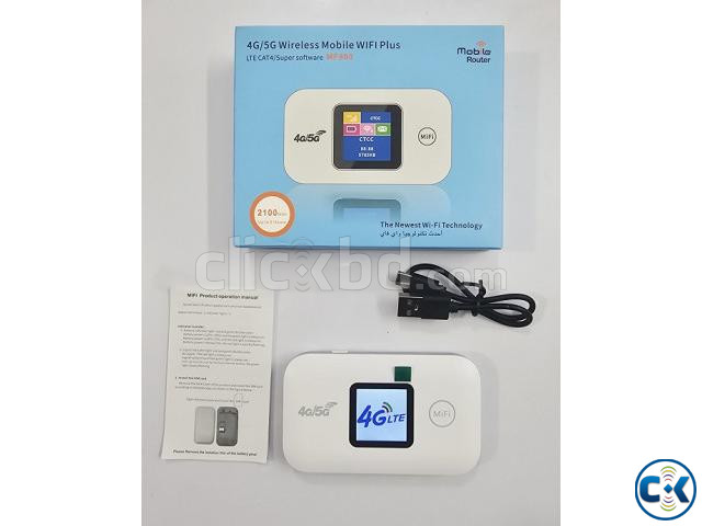 MF880 4G WiFi Pocket Router 2100mAh LED Display large image 1