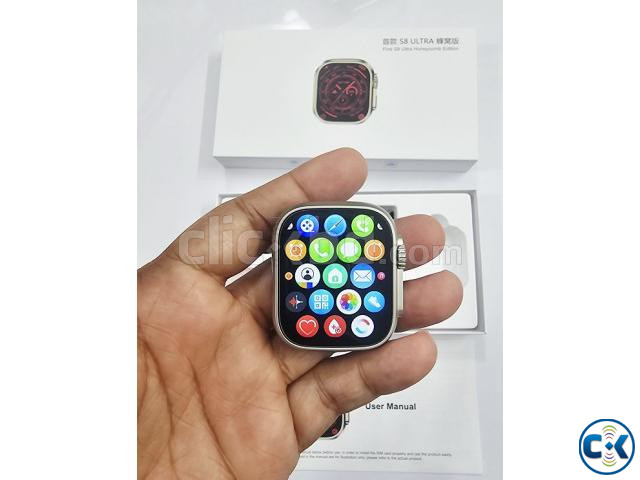 S8 Ultra Android Smart Watch 8GB RAM 128GB ROM Wifi Playstor large image 2