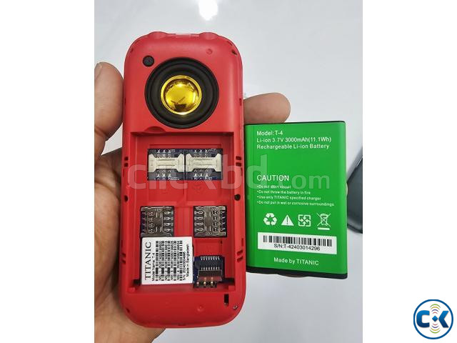 Titanic T4 Phone Four Sim 3000mAh large image 3