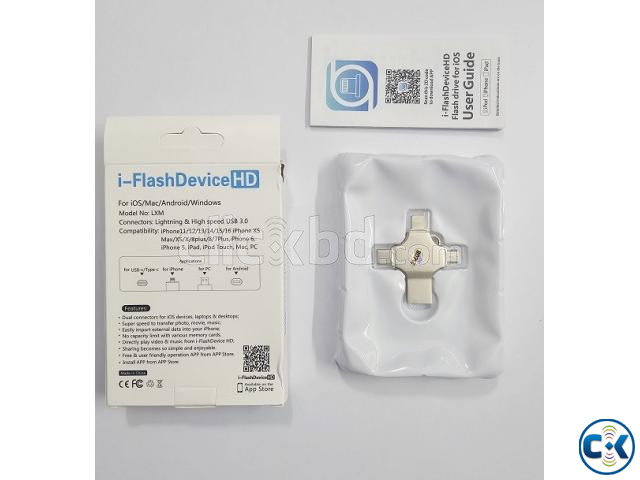 256GB 4 in 1 OTG Flash Drive Pen Drive large image 2