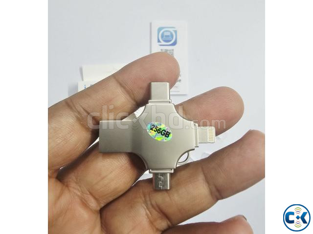 256GB 4 in 1 OTG Flash Drive Pen Drive large image 4