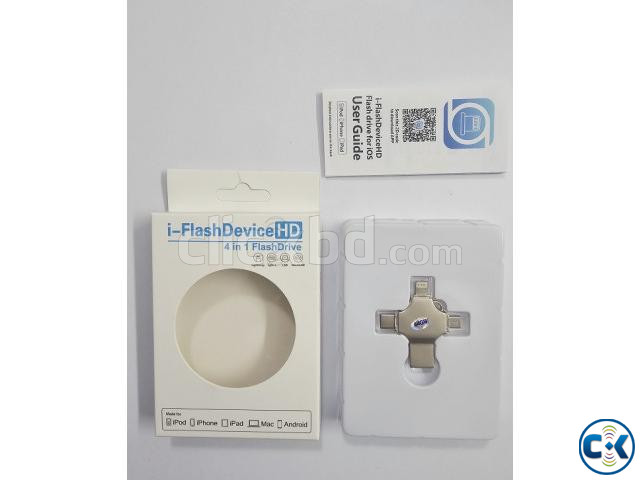 4 in 1 Flash Drive OTG Pen Drive 64GB Metal Body large image 1