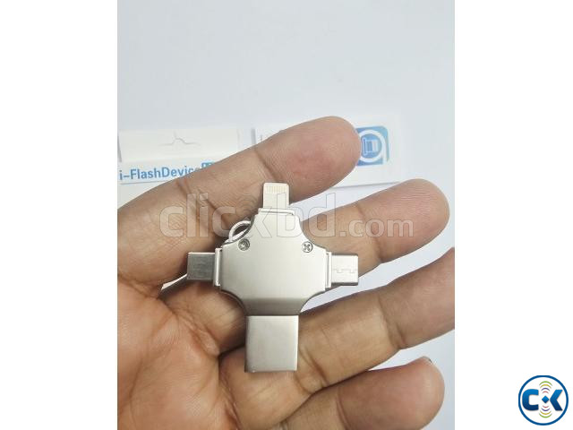 4 in 1 Flash Drive OTG Pen Drive 64GB Metal Body large image 4