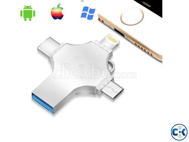 4 In 1 Flash Drive 32GB Metal Body large image 0