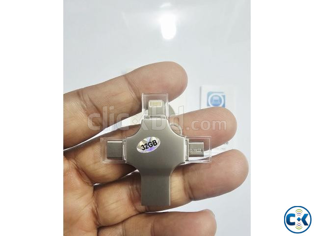 4 In 1 Flash Drive 32GB Metal Body large image 3