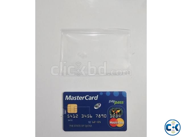 Credit Card Shape Slim 64GB USB Flash Drive large image 2