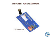 Credit Card Shape 32GB USB Flash Drive Pendrive