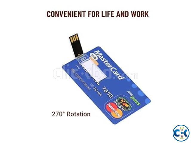 Credit Card Shape 32GB USB Flash Drive Pendrive large image 0