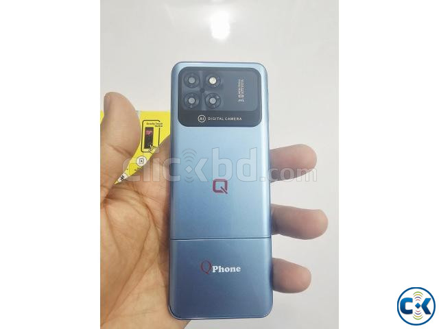 Qphone Q9 Touch Button Phone Blue large image 2