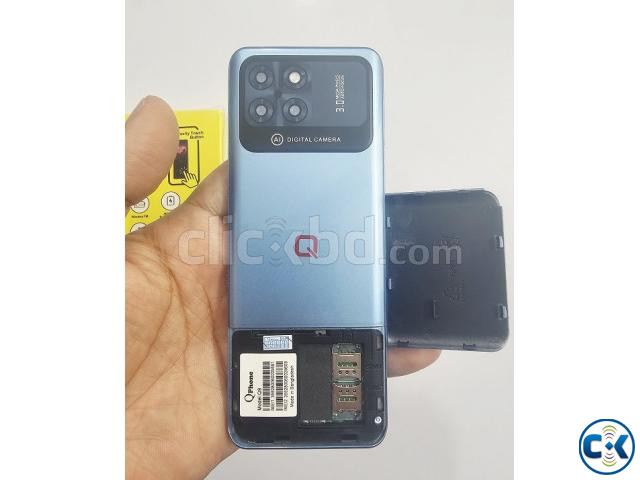 Qphone Q9 Touch Button Phone Blue large image 3