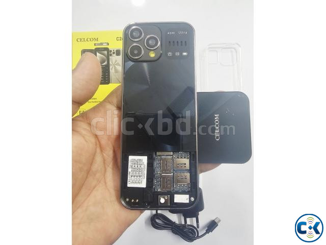 Celcom C2402 Button Phone Four Sim Black large image 3