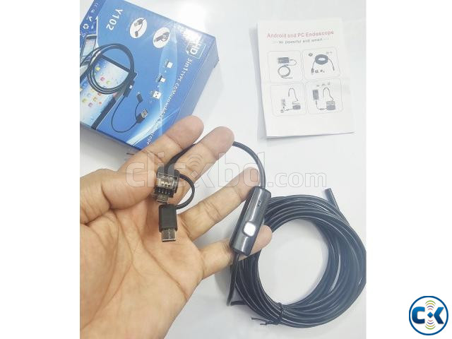 Y101 3 in 1 inspection Endoscope Camera 5 Meter Waterproof large image 1