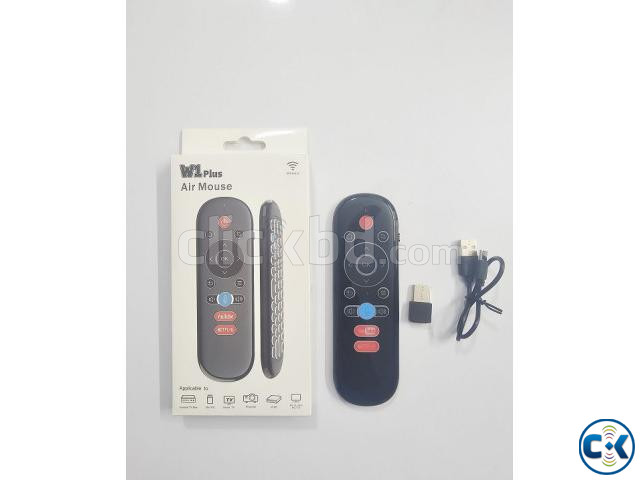 W1 Plus Wireless Air Mouse Remote with Keyboard Voice Contro large image 1