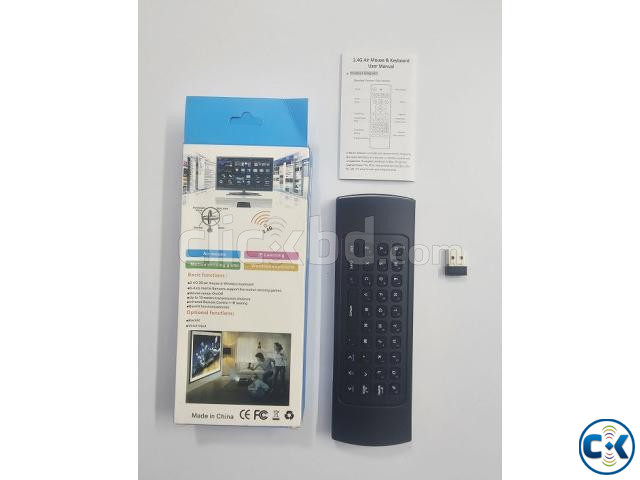 MX3 Fly Air Mouse 2.4G Wireless Keyboard large image 1