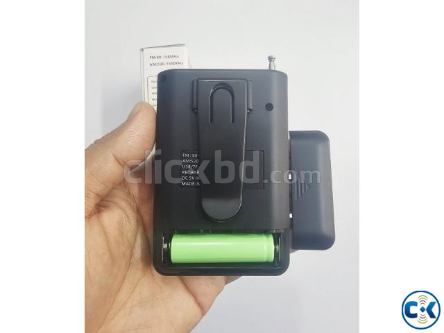 R69BT Bluetooth FM Radio 2 Band USB TF MP3 Music large image 3