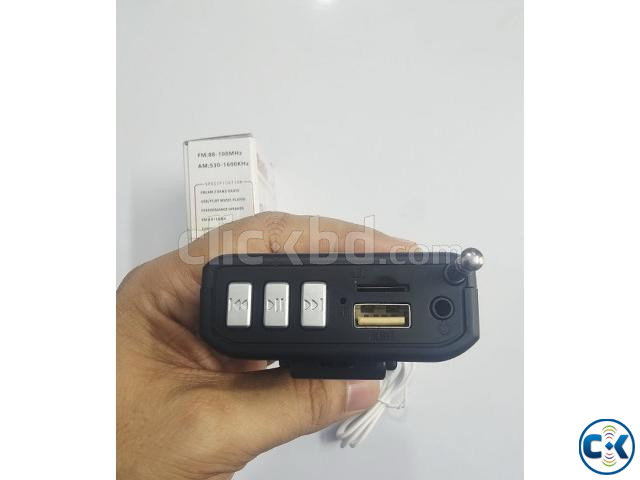 R69BT Bluetooth FM Radio 2 Band USB TF MP3 Music large image 4
