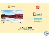 Xiaomi A Pro 43 inch QLED 4K Smart Google TV