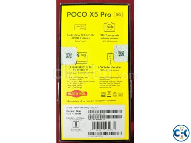 Xiaomi Poco X5 Pro 5G 128GB 6GB Horizon Blue large image 3