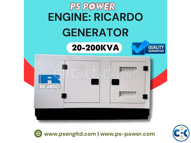 Original Ricardo 62.5KVA Diesel Generator Price in BD large image 0
