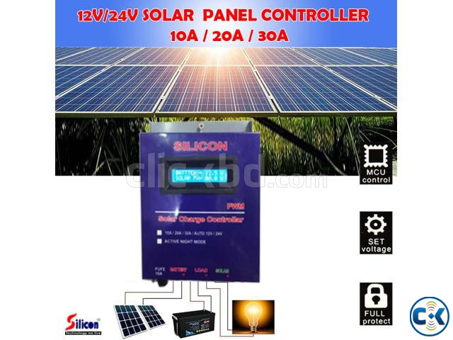 PWM SOLAR CHARGE CONTROLLER 10A 20A 30A large image 1