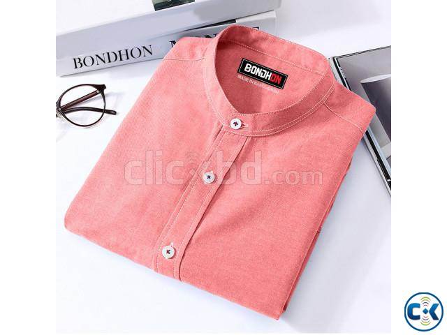 Men s Solid Colour Cotton Full sleeve Shirt large image 1