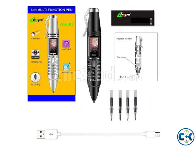 Hope AK007 Pen Mobile Phone Dual Sim large image 0
