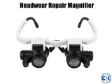 LED Watch Repair Magnifier With 2 Led Light Magnifying Glass