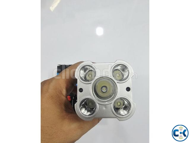 Hy912 USB Charge 5 Head Flashlight large image 1