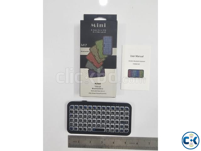 M7 Mini Bluetooth 5.2 Keyboard Colorful Light large image 2
