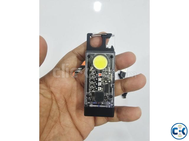 S030-5 Solar Energy keychain Flashlight large image 2