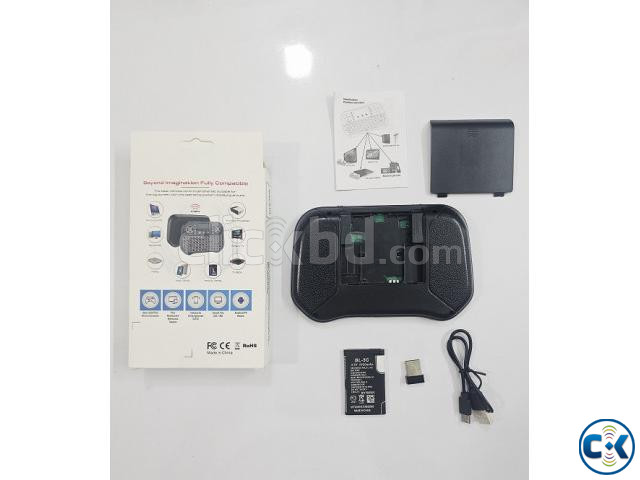 i10 Wireless Bluetooth Mini Keyboard Backlit 7 Color Dual Mo large image 2