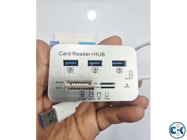 7 in 1 USB Hub With Card Reader Combo Kit USB 3.0 large image 3