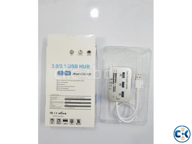 7 in 1 USB Hub With Card Reader Combo Kit USB 3.0 large image 4