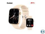 Colmi P71 Blue Calling Smartwatch Gold