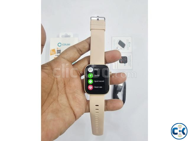 Colmi P71 Blue Calling Smartwatch Gold large image 4