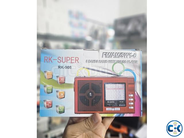 RK Super 8 Band 908 Bluetooth FM Radio large image 0