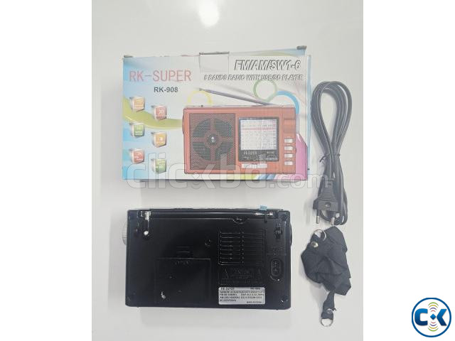 RK Super 8 Band 908 Bluetooth FM Radio large image 2