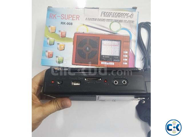 RK Super 8 Band 908 Bluetooth FM Radio large image 3