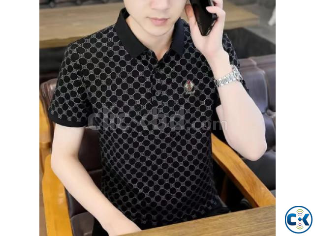 Stylish Half Sleeve Polo Shirt large image 2