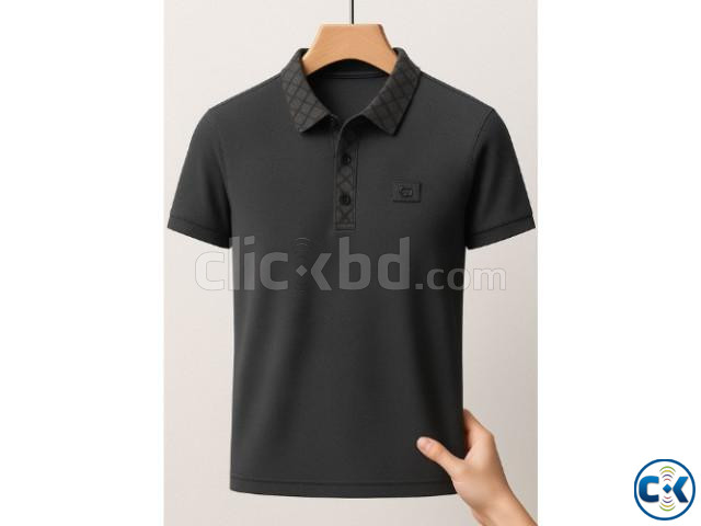 Stylish Half Sleeve Polo Shirt for man large image 3