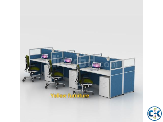 Office workstation table large image 1