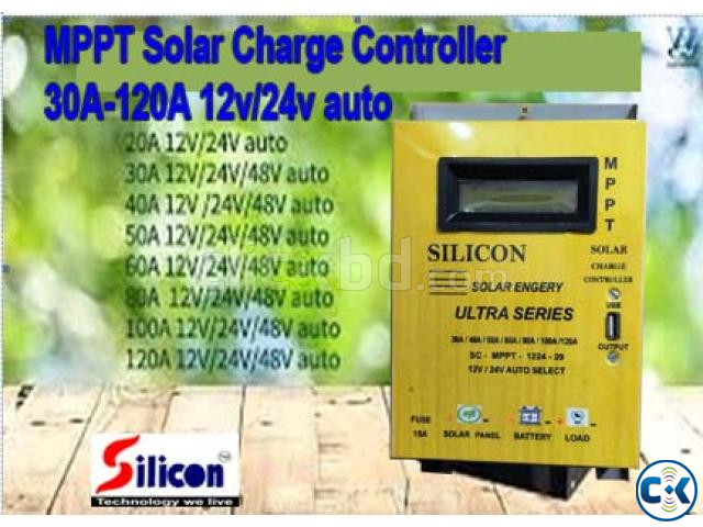 MPPT SOLAR CHARGE CONTROLLER 80A with USB large image 1