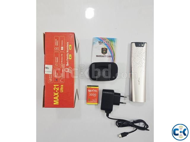 Maxtel Max-21 Ultra Desk Phone Gold large image 2