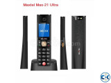 MAXTEL MAX21 Ultra Cordless Phone Dual Sim Black
