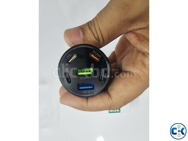 75W Quick Car Charger 2 USB 4 Port Type-C large image 4