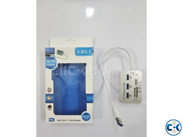 7 in 1 USB Hub With Card Reader Combo Kit USB 3.0 large image 2