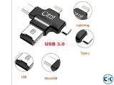 4 In 1 OTG Micro Sd Card Reader With USB 3.0